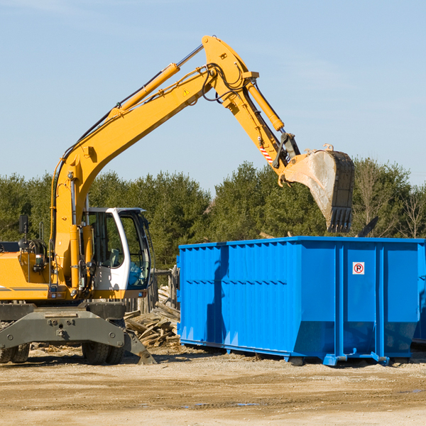 what kind of customer support is available for residential dumpster rentals in Calhoun City Mississippi